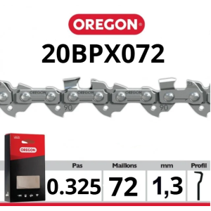 Chaine 20BPX072 Oregon