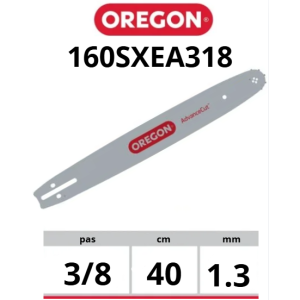 160SXEA318 Guide de chaîne Advance Cut™ 91